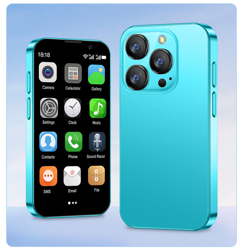 Thumbnail: SERVO 16SE Mini Smartphone 16GB ROM Android 9.0 Wifi Dual SIM Standby Play Store