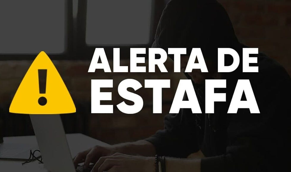 alerta de estafa