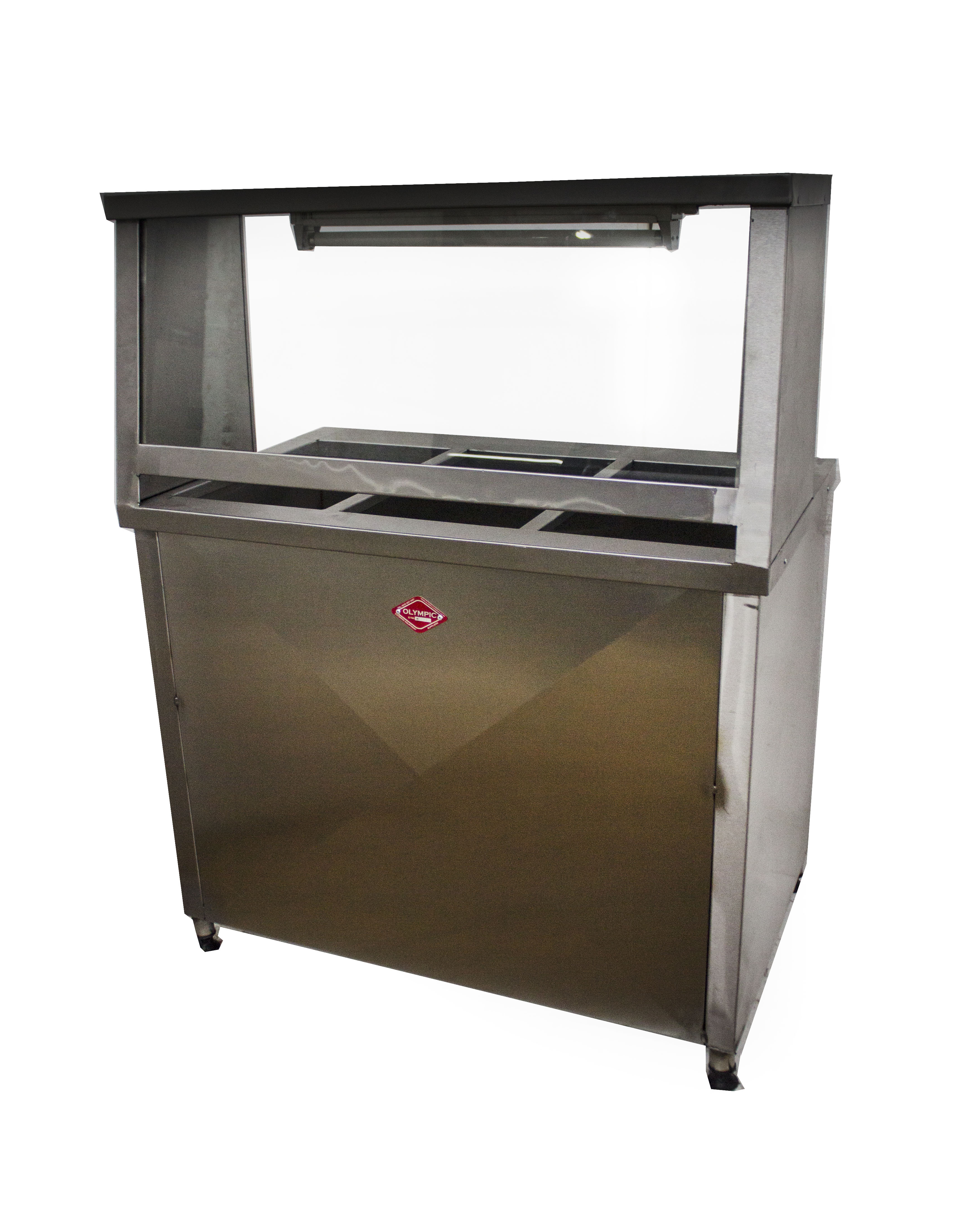 Floor Model Bain Marie-Sneezeguard