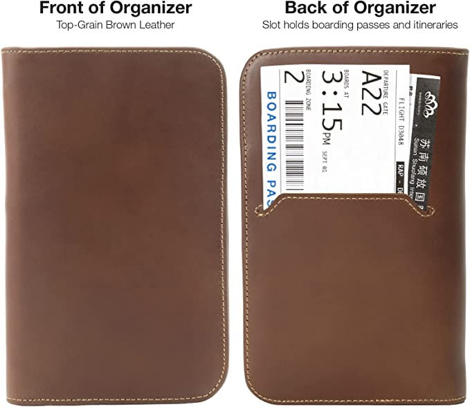 Miniatura: Leather Travel Wallet & Passport Holder