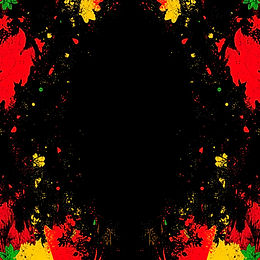 Create a background that is sleet and consist of the colors black, red, yellow and green.j