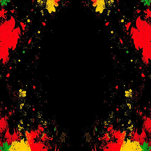 Create a background that is sleet and consist of the colors black, red, yellow and green.j