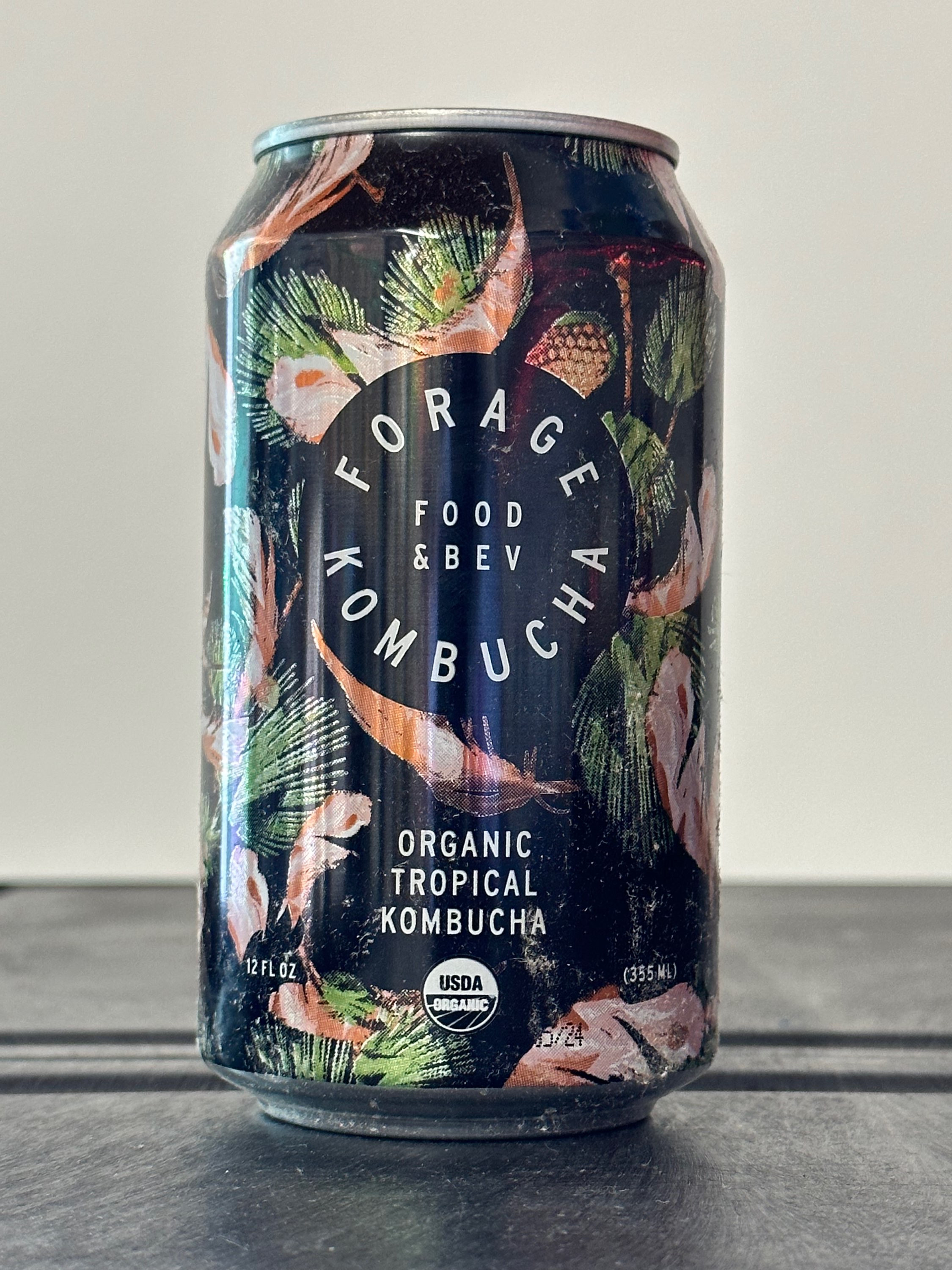 Forage Kombucha Organic Tropical Kombucha 