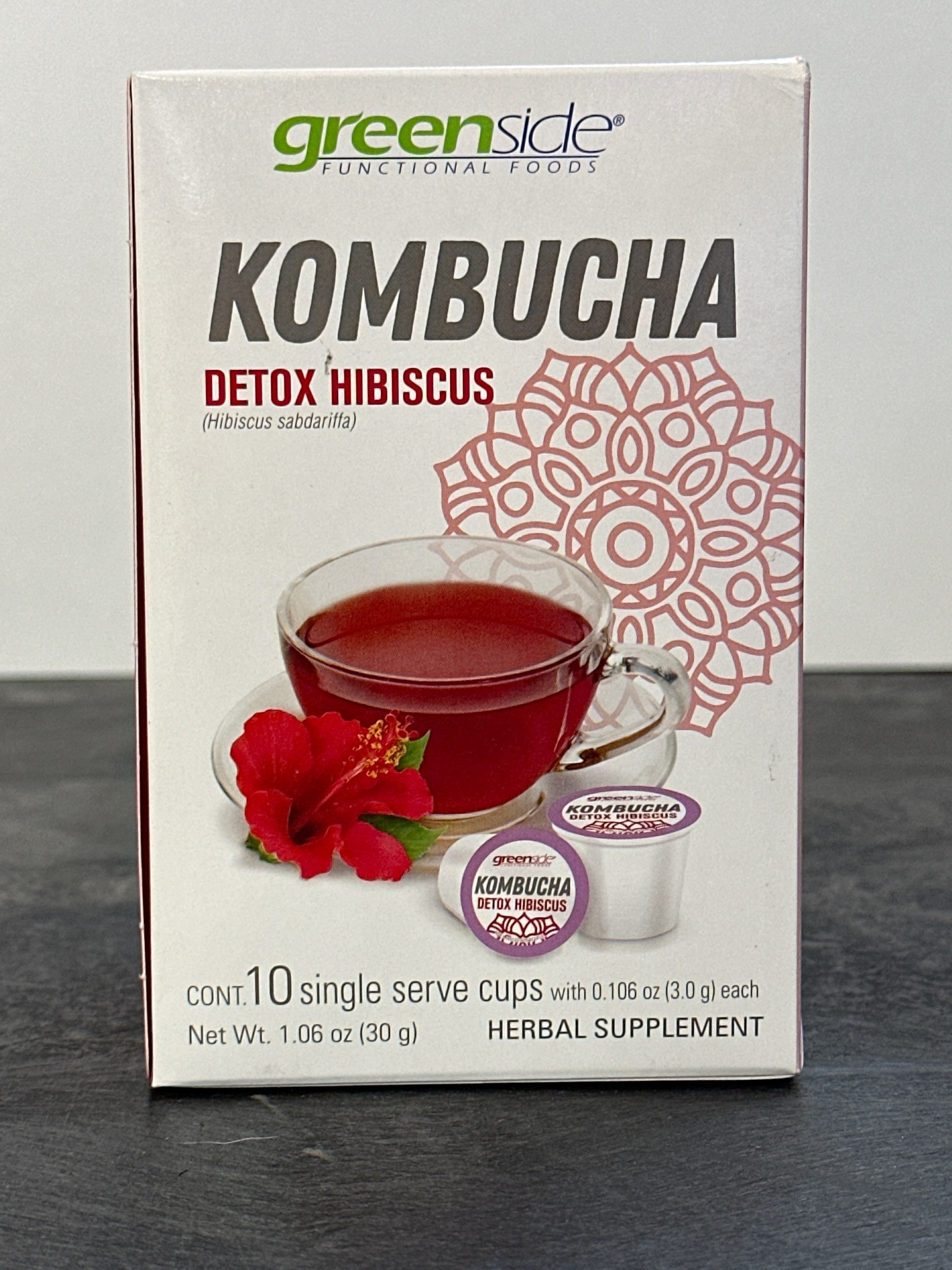 Greenside Kombucha Detox Hibiscus