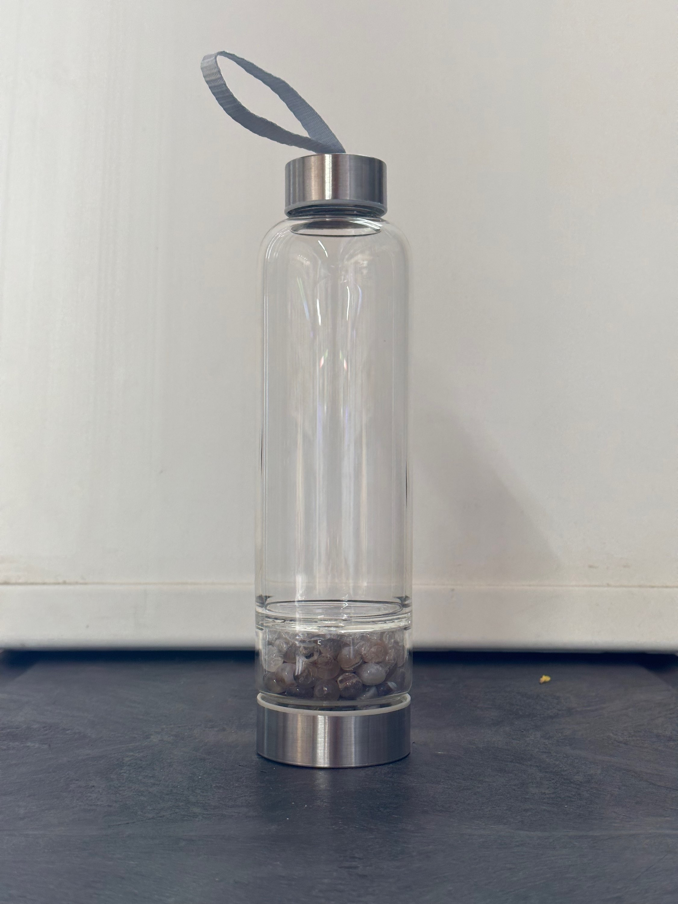 Natural Crystal Glass Bottle