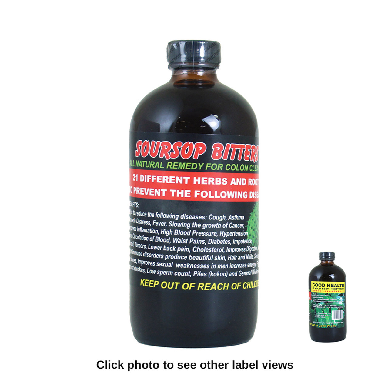 Soursop Bitters Mandingo Plus Black Seed Bitters