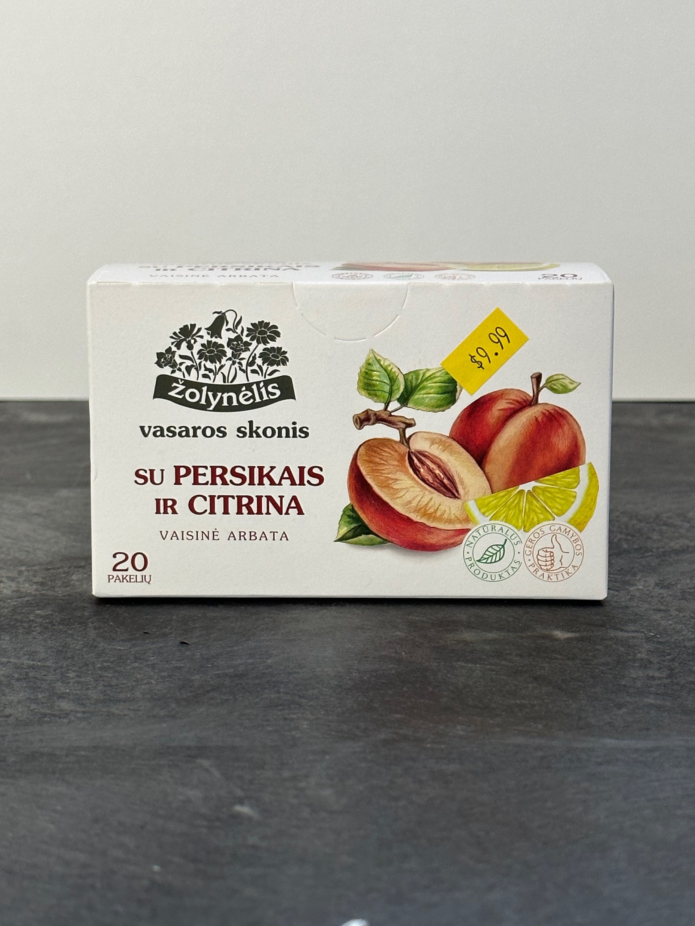 Peaches and lemon fruit tea (Zolynelis)