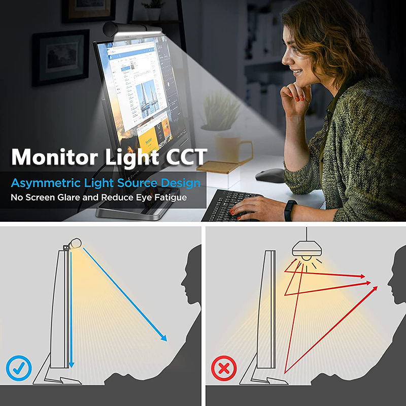 Miniatura: Barra de Luz LED para Monitor com Brilho Ajustável