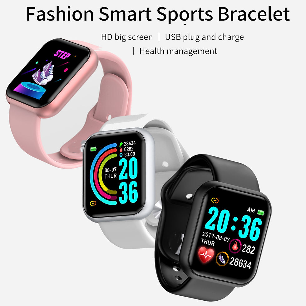 Miniatura: Smartwatch Bluetooth com Tela Colorida – Fitness e Esportes