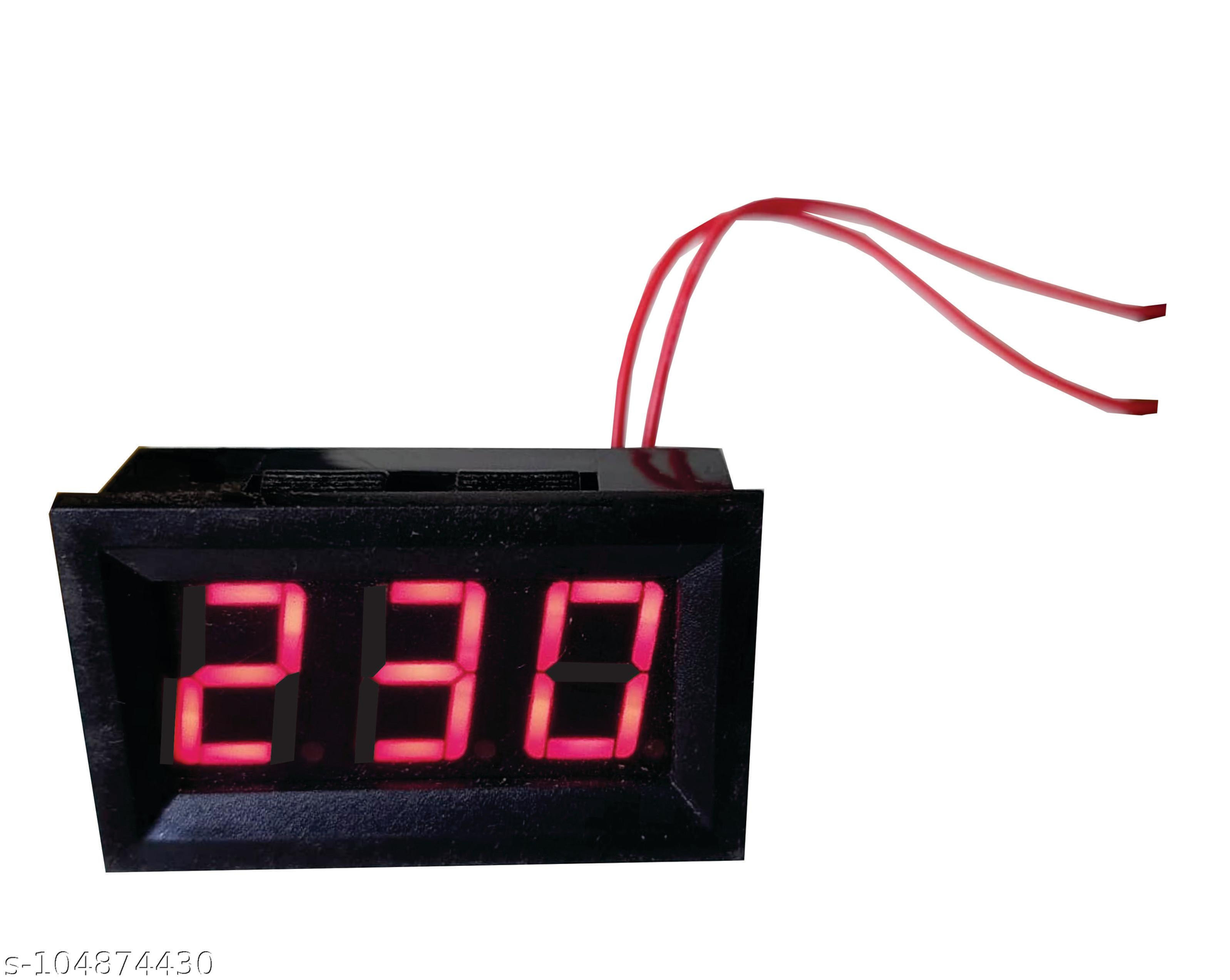 GENRIC Red RX 11A LED AC 60-500V Digital Voltmeter Home Use Two Wired