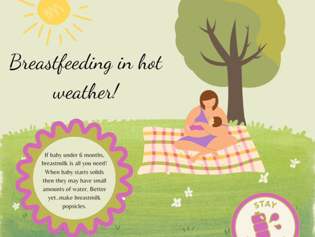 How to Survive Breastfeeding in Hot Weather!