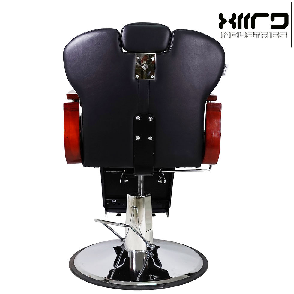 Miniatura: Sillón Barberia Peluquería Silla Barbero Estética Uso Rudo Madera