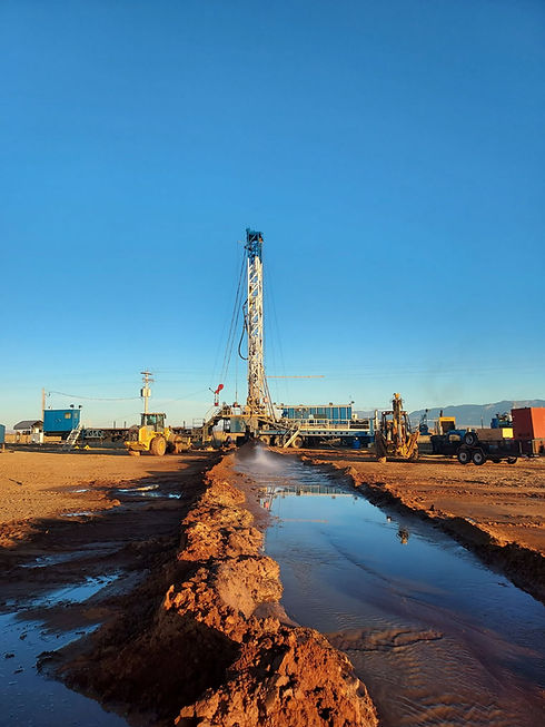Western Hydro Engineering's commercial drill rig.