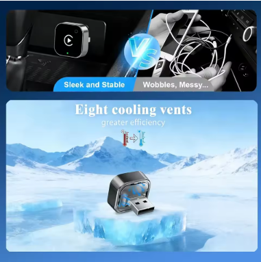 Thumbnail: Wireless CarPlay Adapter for iPhone - No Audio Lag, Auto-Connect - Convert Facto