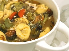 Rotisserie Chicken & Tortellini Soup