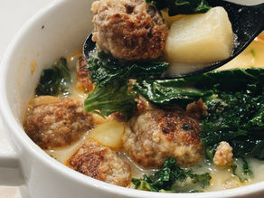 Sausage Kale Soup Recipe (with Tender Sausage Balls + Potatoes) | 491 West Main St.