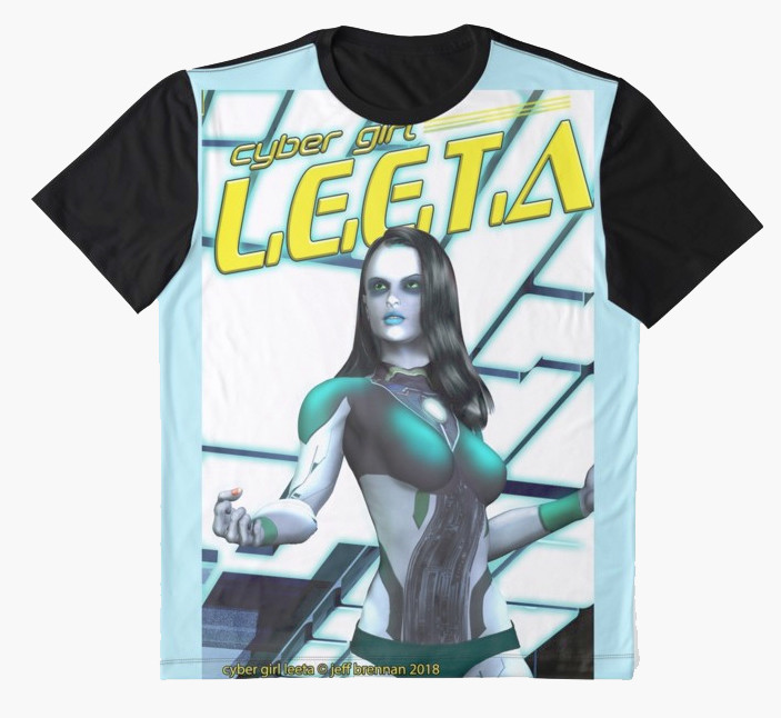 Cyber Girl L.E.E.T.A. issue 2 shirt
