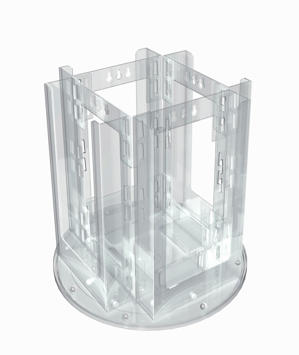 modular display 3D render