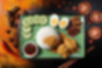 NASI LEMAK with CURRY CHICKEN