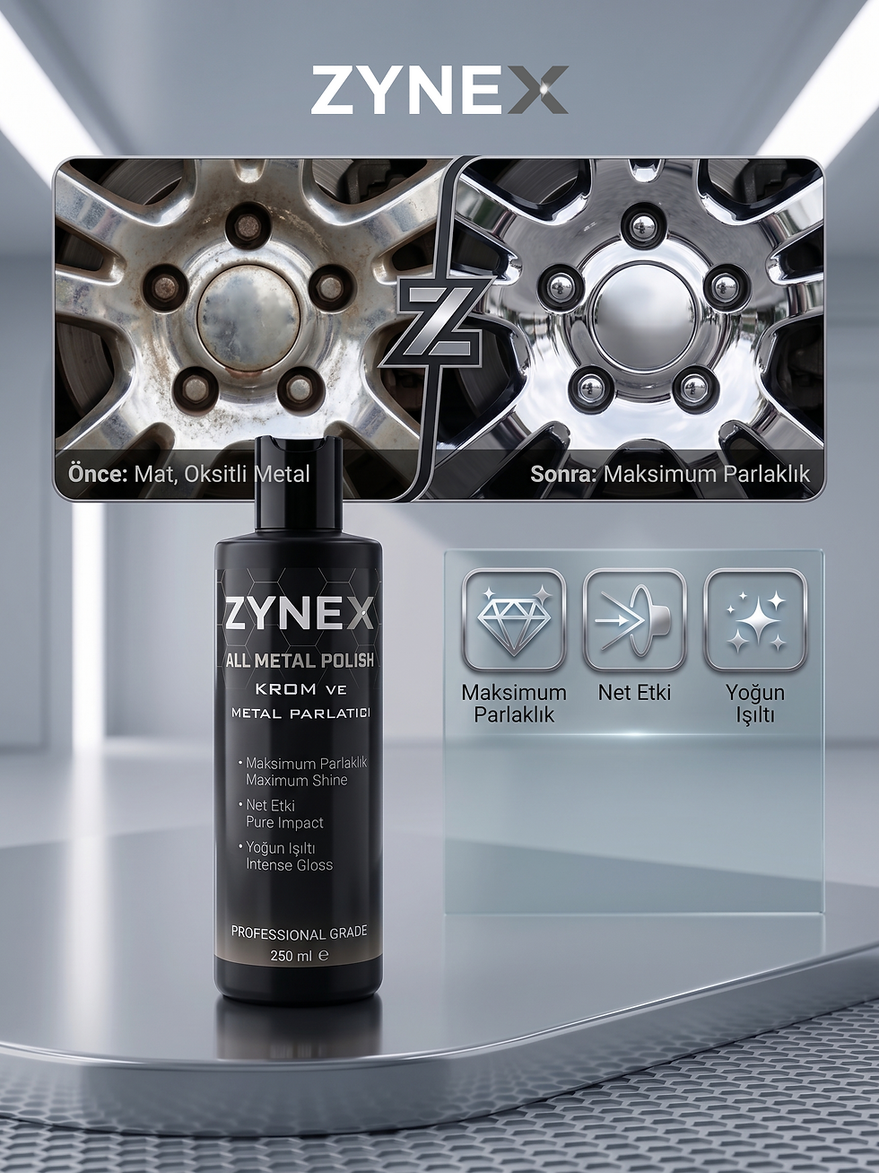 Küçük resim: Zynex Professional Krom ve Metal Parlatıcı 250 ml - Pas ve Oksidasyon Giderici