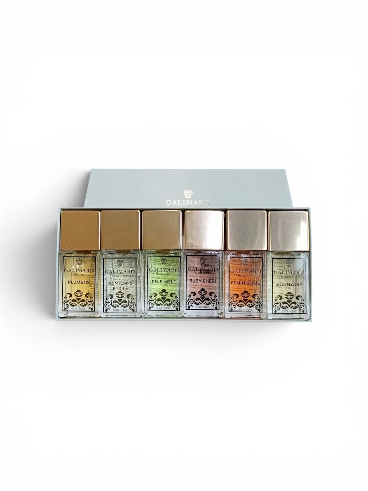 Discovery-Set mit 6 Galimard Damenparfums – je 30 ml