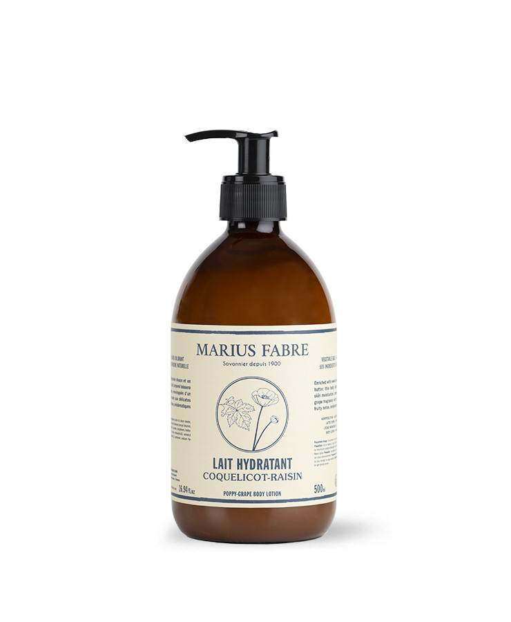 Marius Fabre grape-poppy scented body lotion 500ml