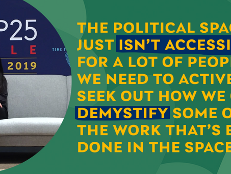 "I realized that I didn’t see myself represented at decision-making tables."