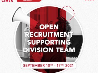 [OPEN RECRUITMENT SUPPORTING DIVISION TEAM CIMSA FK UIN SH 2020-2021]