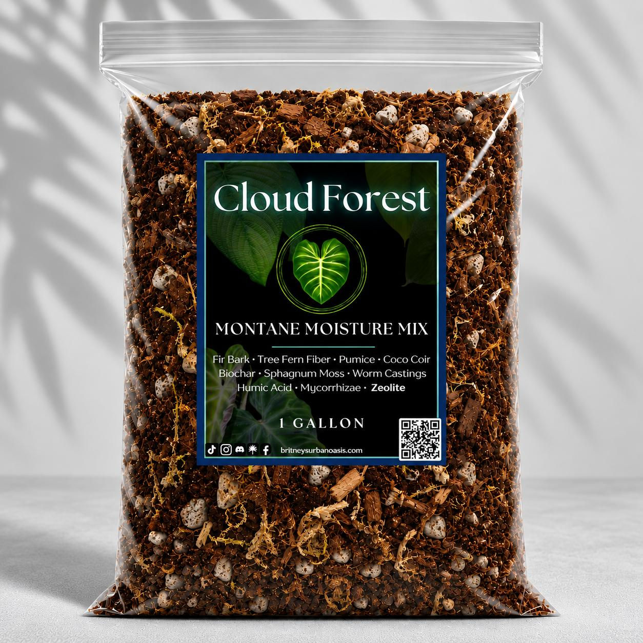 Cloud Forest Mix — High-Humidity Epiphytic Potting Mix | Soilless Blend