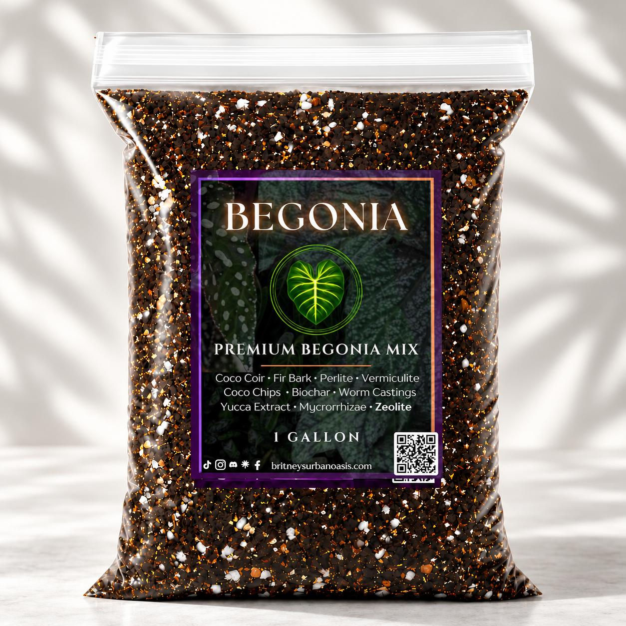 Begonia Mix — Moisture-Balanced Potting Mix for Begonias