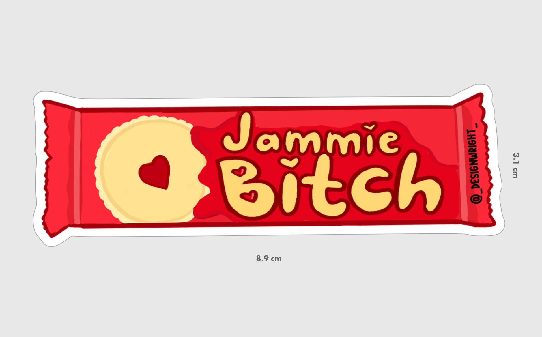 Jammie Bitch Vinyl Sticker