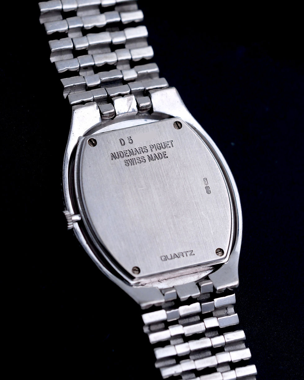 Thumbnail: AUDEMARS PIGUET 18K ELLIPSE TONNEAU 56455BC"FEATHER FACTORY DIAMOND & SAPPHIRE 