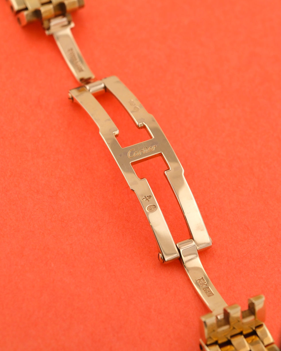 Thumbnail: CARTIER 18K YG SANTOS DEMOISELLE REF.W25063X9 (M09195)