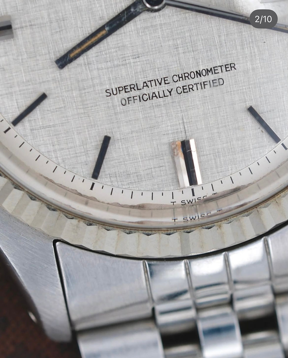 Thumbnail: ROLEX DATEJUST REF.1601 "LINEN DIAL"(M09143)