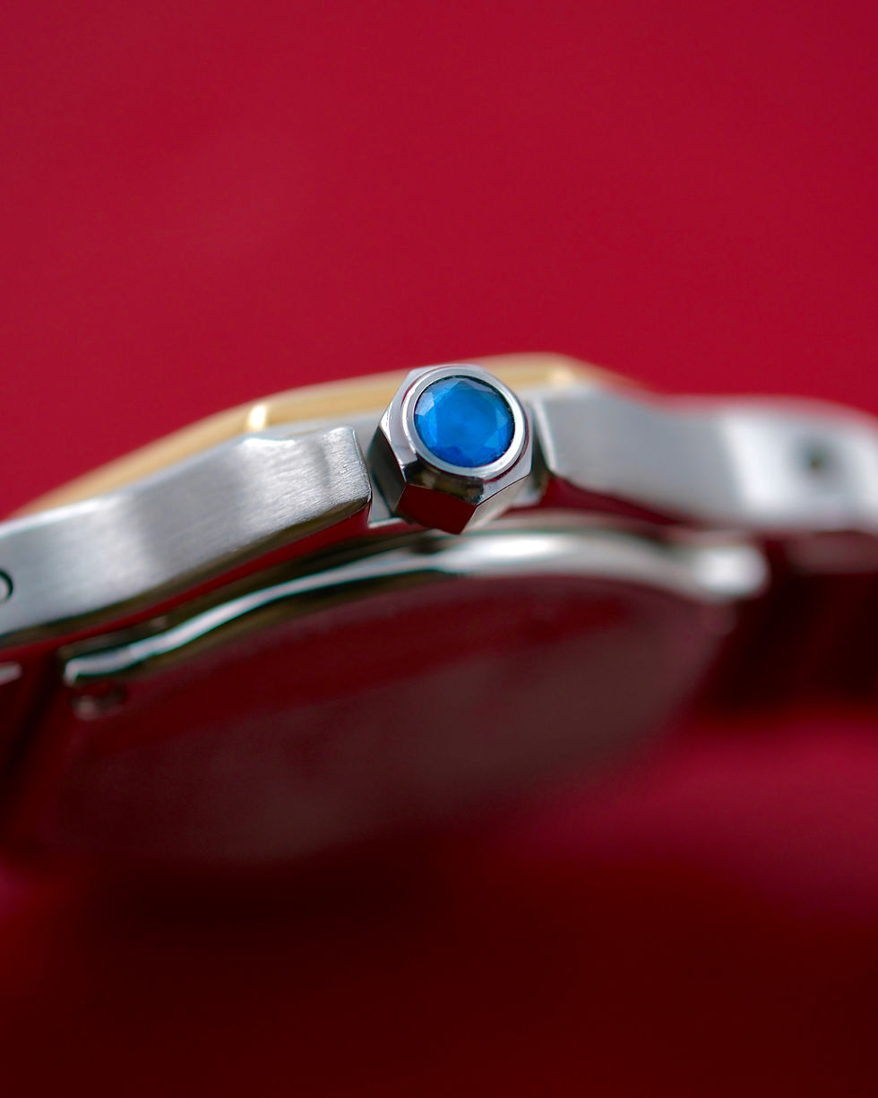 Thumbnail: CARTIER SANTOS OCTAGON QUARTZ REF.187903  (M08931)