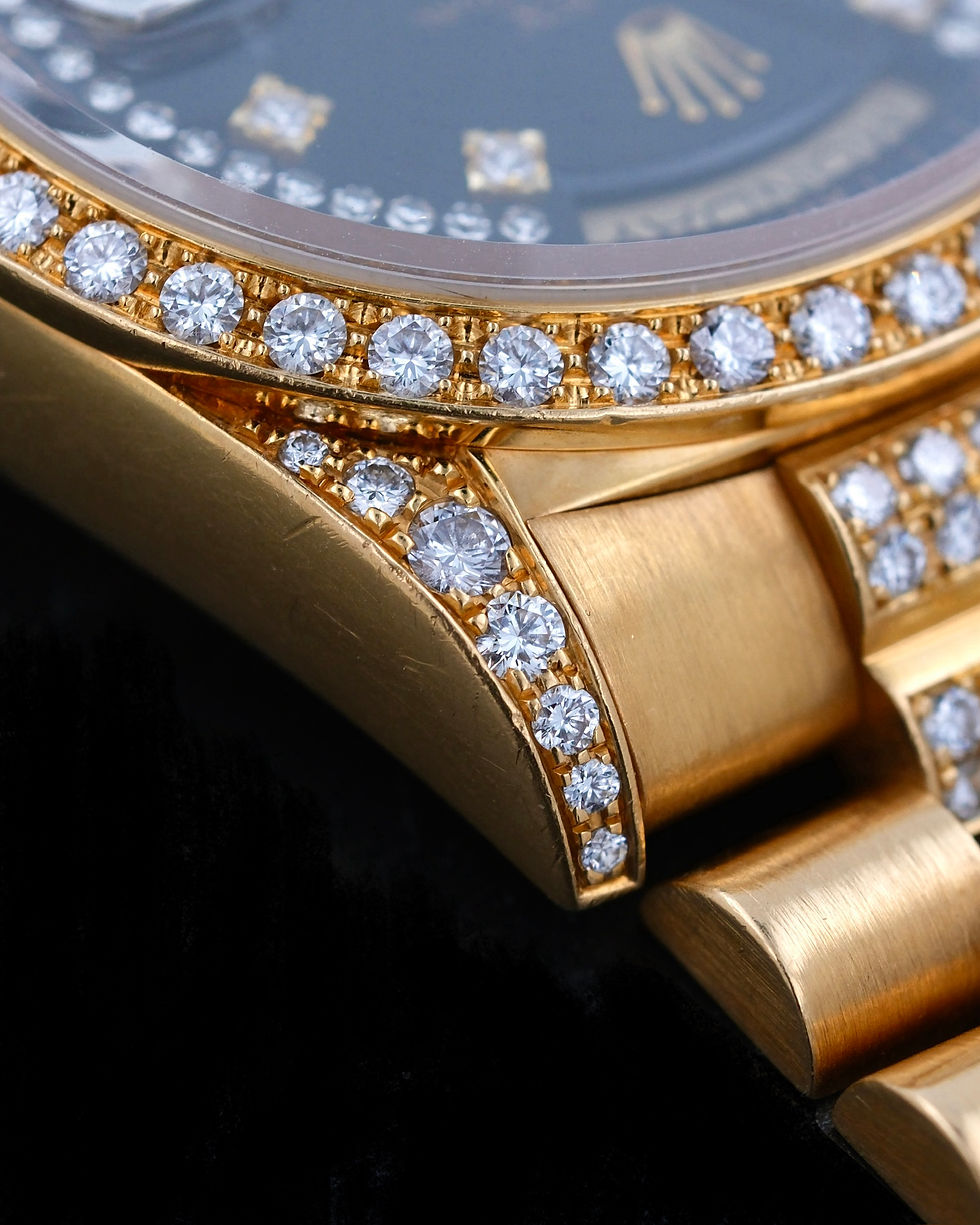 Thumbnail: ROLEX DAY-DATE REF.18388 "DIAMOND - SET BEZEL & LUGS (M00000)
