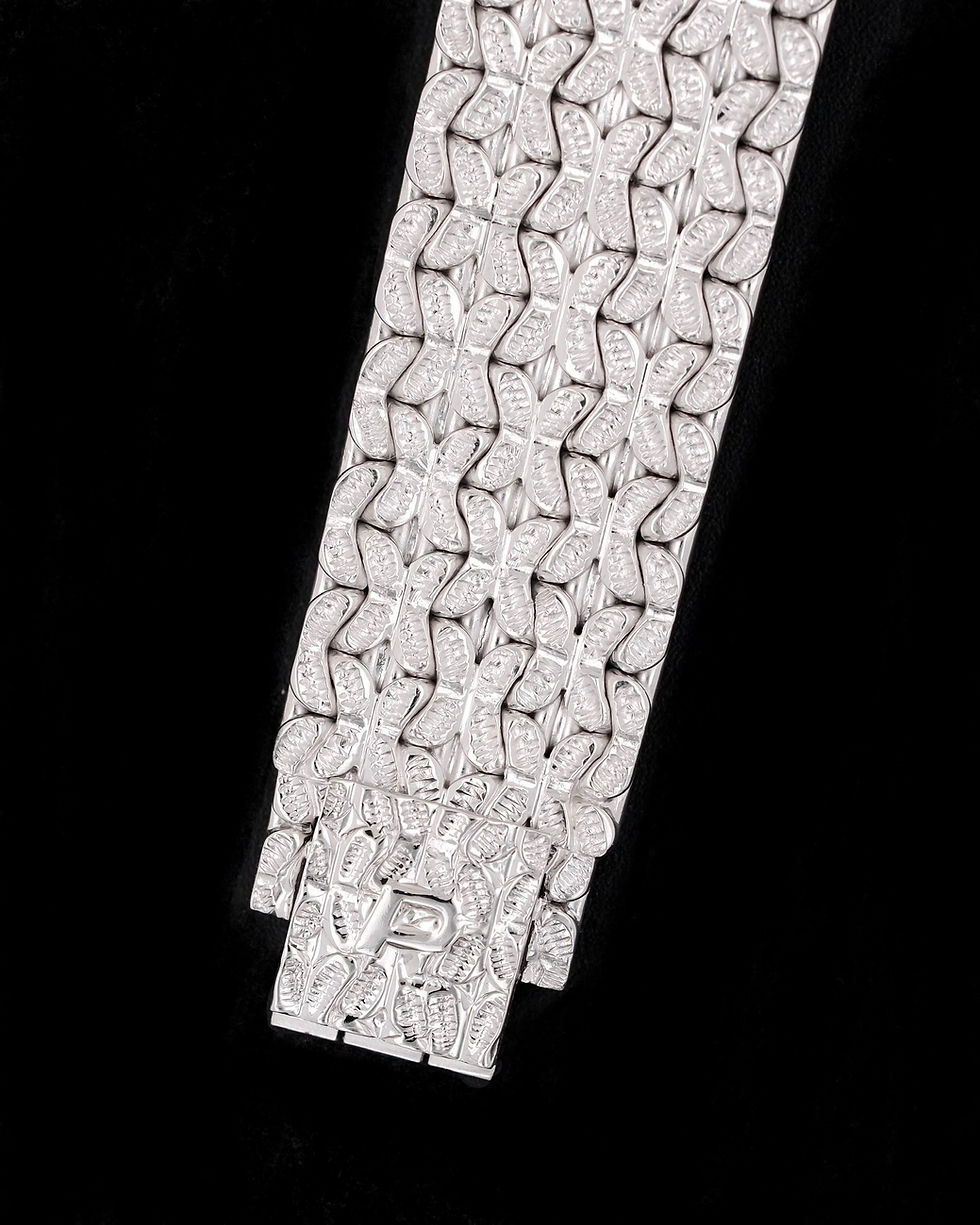 Thumbnail: PIAGET 18K WG EF.9902N91 "LAPIS LAZULI PAVE DIAMOND DIAL"(M09174)