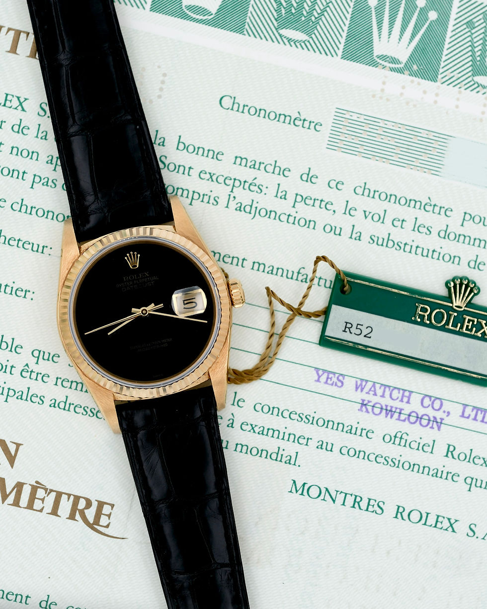 Thumbnail: ROLEX DATEJUST REF.16018 "ONXY" (M09303)