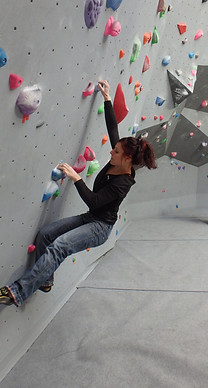 Escalade salle Bloc chambéry Céline Philippe