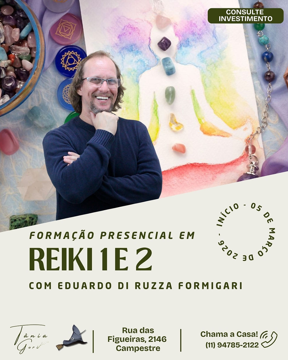 REIKI NÍVEIS 1 e 2