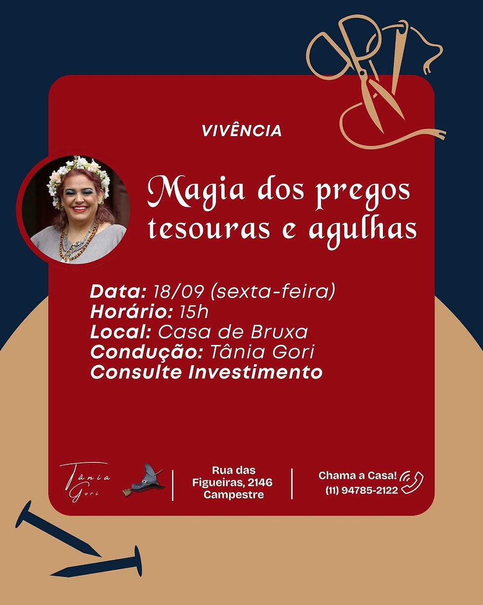 Magia dos Pregos, Tesouras e Agulhas