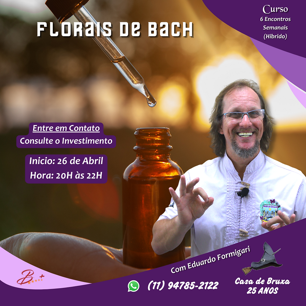 Curso - Florais de Bach com Edu Formigari