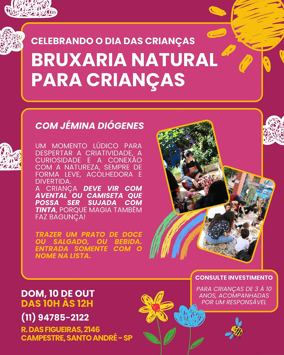 Bruxaria Natural para crianças