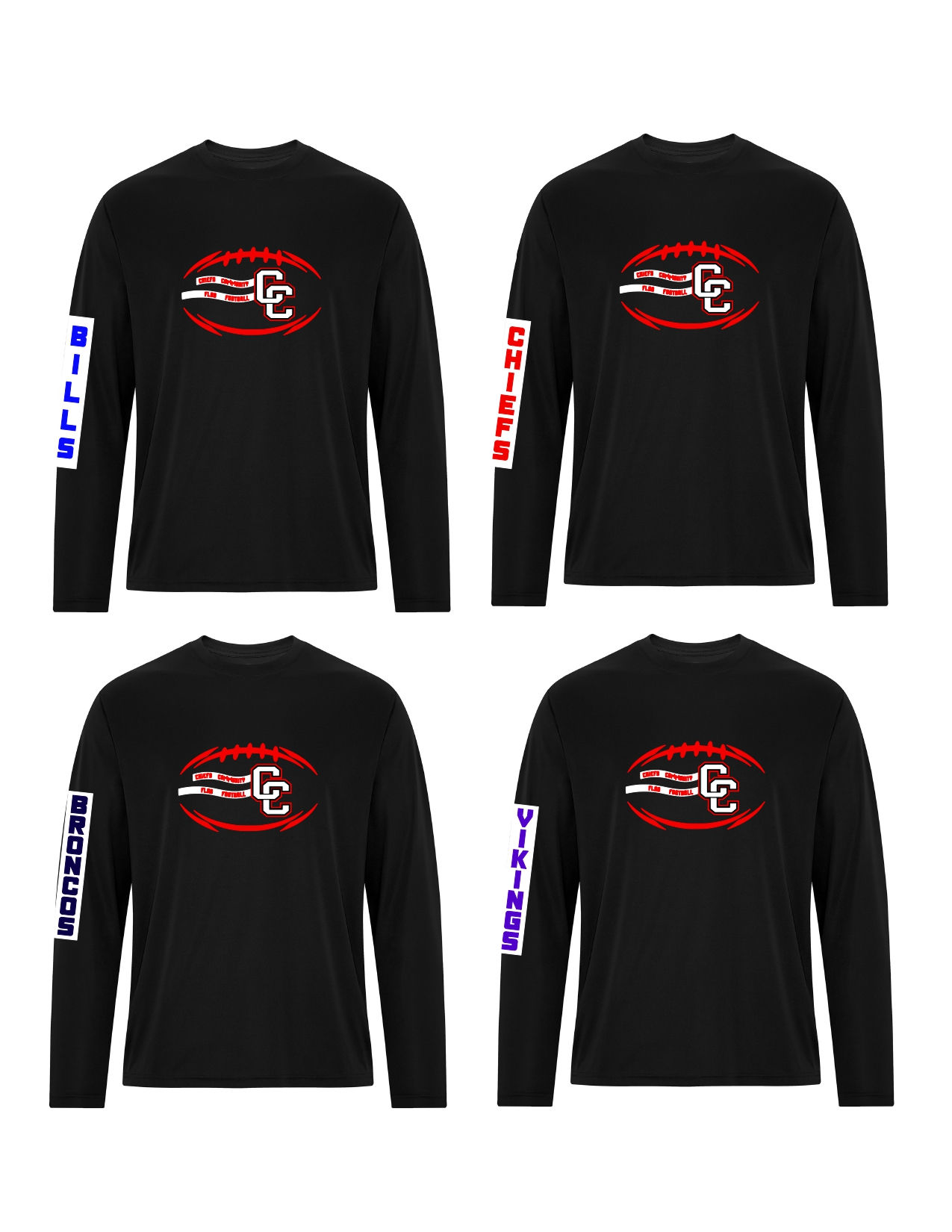 CC Flag - Team Tee Long Sleeve