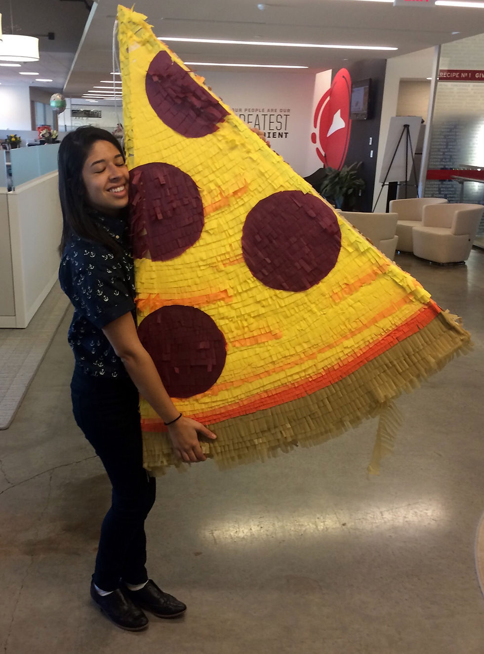 Pizza Hut pinata