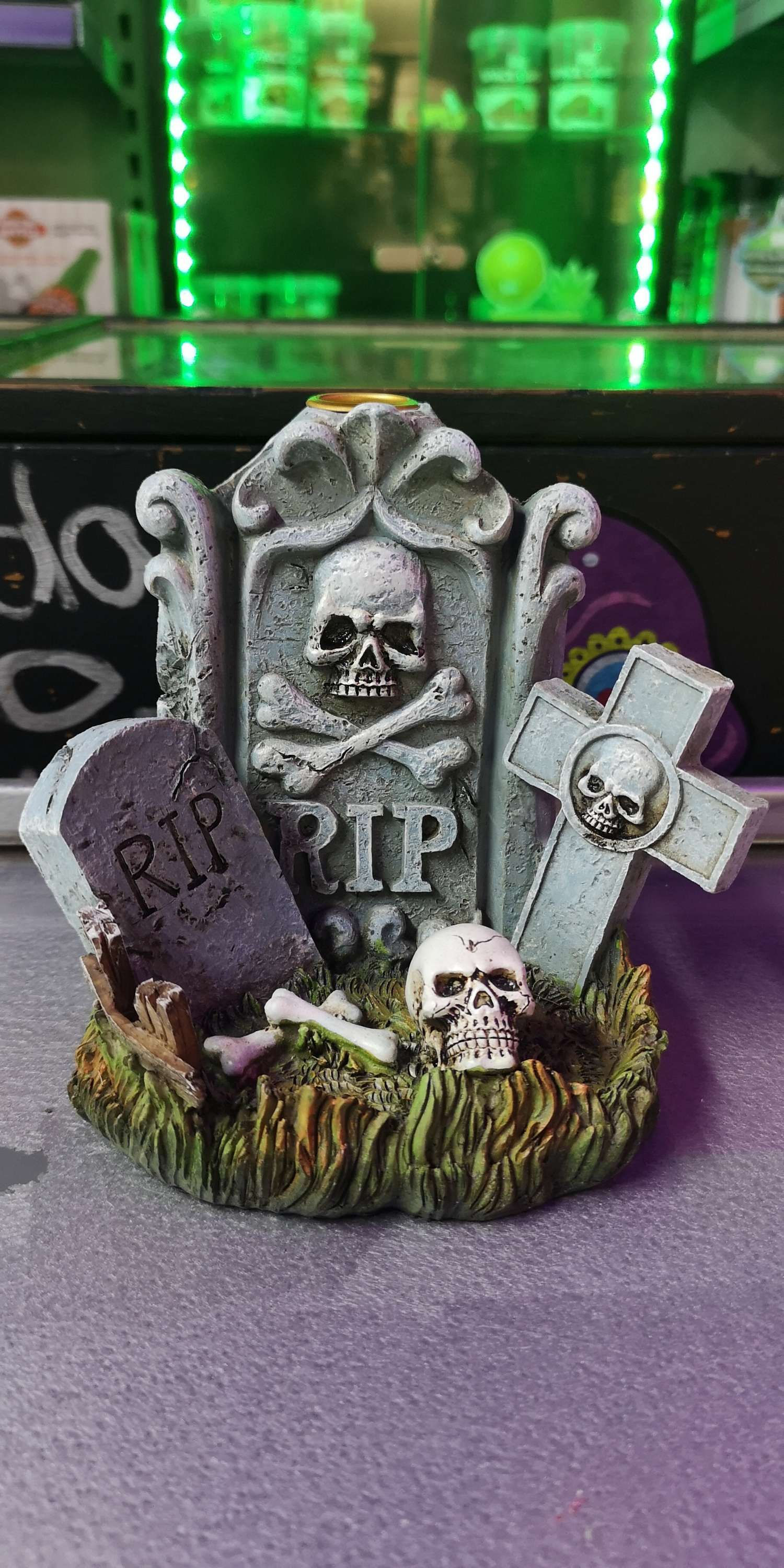 Graveyard incense backflow