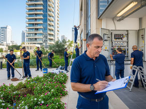 מנהל בניין ועובדי תחזוקה - נוצר בעזרת AI