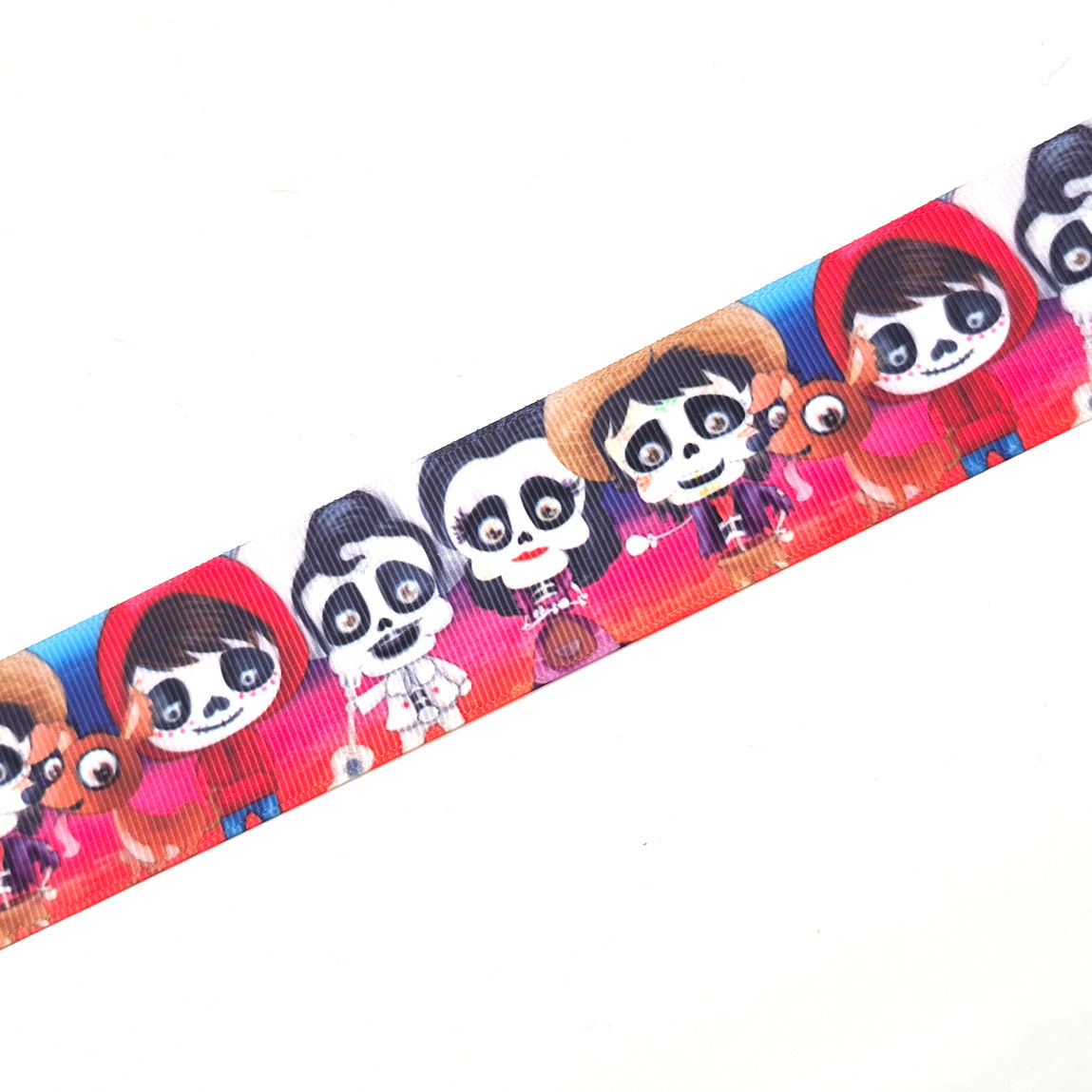 Coco Grosgrain Ribbon printed grosgrain craft ribbon, cut to order in 5-yard lengths