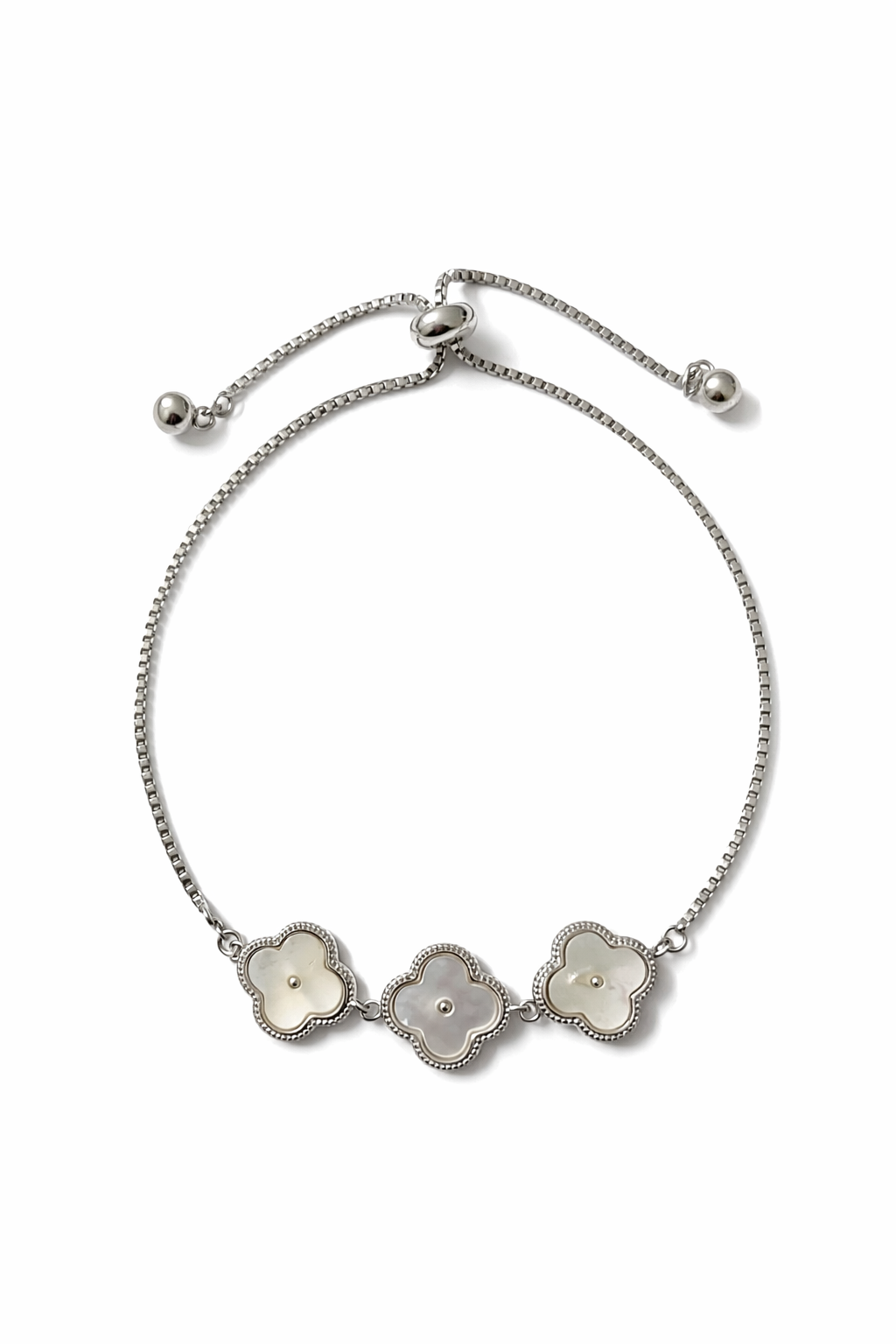 Clover Elegance Adjustable Bracelet