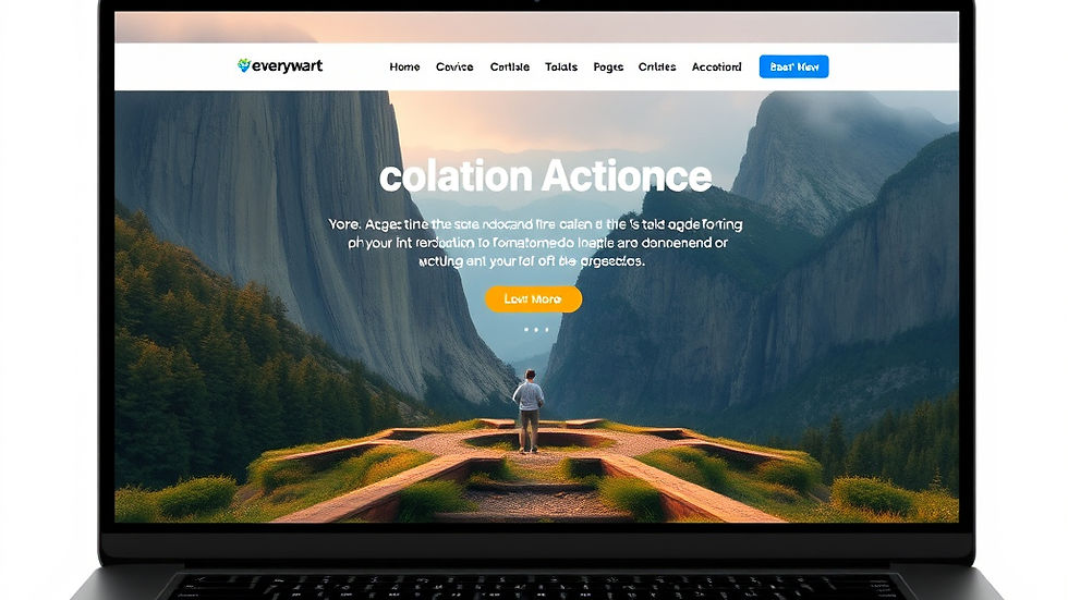 A professional website design displayed on mobile and desktop devices